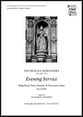 Evening Service SATB Vocal Score cover